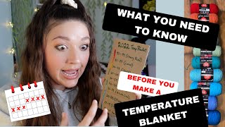 How to start a temperature blanket [upl. by Hgielyak128]