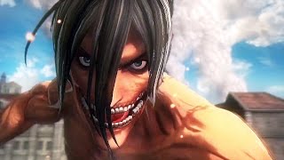 ATTACK ON TITAN Wings of Freedom Trailer E3 2016 [upl. by Ahsoik425]