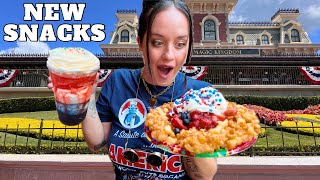 Disneys Magic Kingdom 4th Of July Food amp Merch 2024 [upl. by Bowie]