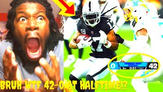 CHARGERS VS RAIDERS REACTION 2023 LAS VEGAS RAIDERS VS LOS ANGELES CHARGERS HIGHLIGHTS REACTION 2023 [upl. by Tuck233]