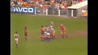 Fitzroy VS North Melbourne 1988 Alastair Lynch Ross Lyon [upl. by Tressia]