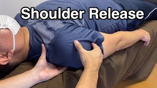 Myofascial release for stiff shoulder movement [upl. by Andriette]