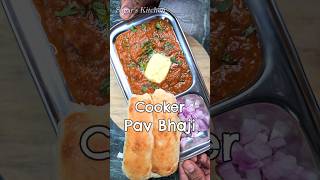 Pav Bhaaji Recipe in Cooker Shorts PavBhaji [upl. by Dorisa753]