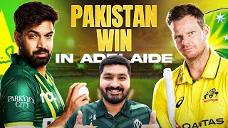 Pakistan beat Australia by 9 wickets in Adelaide  Haris Rauf 295 vs Australia  Muhammad Rizwan [upl. by Odnalro]