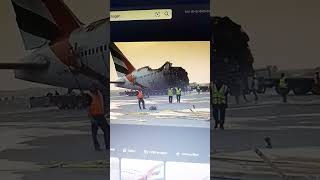 Plane crash animation vs real life [upl. by Ford]