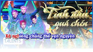 KARAOKE TÌNH ĐẦU QUÁ CHÉN BALLAD TONE NAM  BEAT BALLAD DỄ HÁT NHẤT 2025 [upl. by Fujio361]