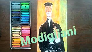 Artisticus 82  Amedeo Modigliani ⭐ Man with Pipe  ART Reproduction 2021 [upl. by Ainaznat]