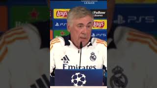 Carlo Ancelotti en rueda de prensa compartió parte de su estrategia antes del partido [upl. by Jen592]