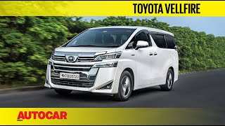 Toyota Vellfire Review  The SuperInnova  First Drive  Autocar India [upl. by Llednik]