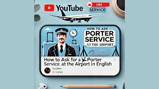 77⏰How to Ask for a Porter Service at the Airport in English [upl. by Enihpesoj]