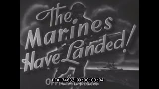 THE MARINES HAVE LANDED SILENT 1930s USMC NEWSREEL 74632 [upl. by Niltak]