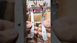 Case Half Hobo Pocketknife Review Knife amp Fork Amberbone Peach Seed Jig caseknives edcknife [upl. by Lak992]