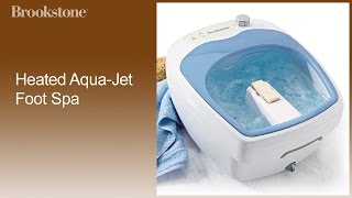 Heated AquaJet Foot Spa How to Video [upl. by Priest248]