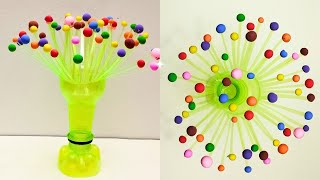 Plastic Bottle CraftsCrafts idea with plastic bottleBottleDIY [upl. by Aserehs]