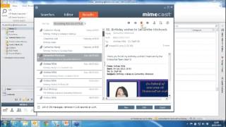 Mimecast Unified Email Management Webinar [upl. by Ayik]