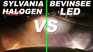 Bevinsee V35 Series LED HEADLIGHTS Review amp Test Drive Comparison [upl. by Ybroc]