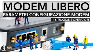 MODEM LIBERO  COSA STANNO FACENDO GLI OPERATORI   PARAMETRI CONFIGURAZIONE MODEM [upl. by Petie]