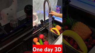 The kitchen sink in this smart kitchen has a faucet that looks like a rainflyviralvideo shorts [upl. by Erdnoid]