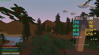 GeForce GTX 1060 3GB  Intel Core i54690K  Unturned FPS Test [upl. by Intyre254]