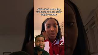 Black Woman Shames Black Men For Voting For Donald Trump shorts kamalaharris donaldtrump [upl. by Leia367]