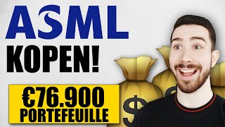 ASML Kopen Na Daling €76900 DEGIRO Portefeuille [upl. by Finer]