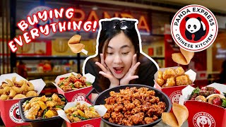 BUYING EVERYTHING IN THE MENU PANDA EXPRESS EDITION [upl. by Noiwtna]