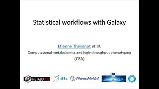 Statistical workflows with Galaxy [upl. by Pfeifer855]