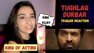 Tughlaq Durbar Trailer Reaction  Vijay Sethupathi Raashii Khanna Manjima Mohan  Netflix India [upl. by Stanislaw123]