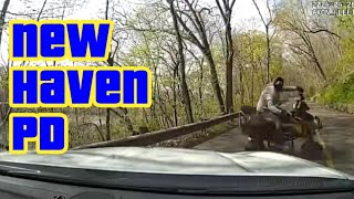 New Haven Cop cuts off quad [upl. by Gilletta400]