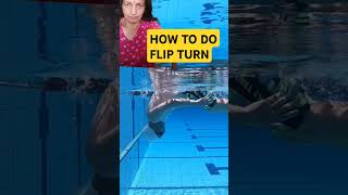 How to do flip turn swimtechnique schwimmer [upl. by Anwahs825]