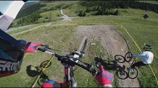 Bikepark Verbier full run Downhill Tires Fire 2017 [upl. by Stevie]