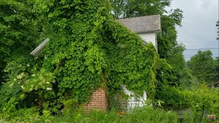 Abandoned Overgrown Farm House And Farm Stand [upl. by Elleinet349]