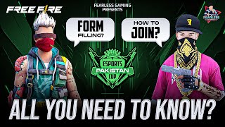 Freefire eSports Pakistan Cup  Guide Video  How Can I Join  How Can I Fill Form Play and Win [upl. by Halonna508]