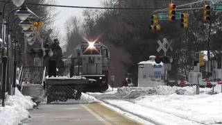 NJ Transit GP40 4102 in Montvale in HD [upl. by Aurie88]