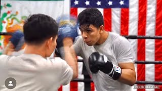 JAIME MUNGUIA TRAINING FOR CANELO ALVAREZ RIPS THE HEAVY BAG WITH NASTY POWER amp SPEED [upl. by Felix]