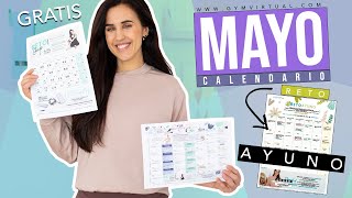 CALENDARIO MAYO  Retos Rutina Ejercicios y Premios y mucho más  GYMVIRTUAL [upl. by Truc]