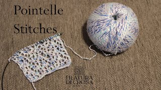 Knitting Pointelle Stitches amp the Rachel Top Filatura di Crosa [upl. by Ibor]