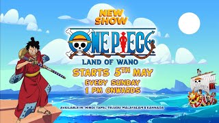 Cartoon Network India One Piece Land of Wano Promo 2024 [upl. by Arrait]