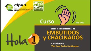 Presentación Embutidos y Chacinados Clase 1 Aula Virtual CFPA1 [upl. by Liagaba324]