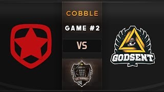 Gambit vs GODSENT Game 2 Cobblestone  cssummit Quarterfinals [upl. by Erot]