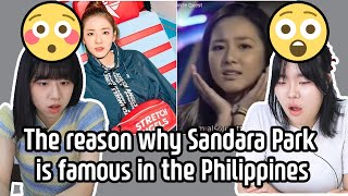 Korean react to The reason why Sandara Park is famous in the Philippines  Korean didnt know 😳 [upl. by Hanahsuar]