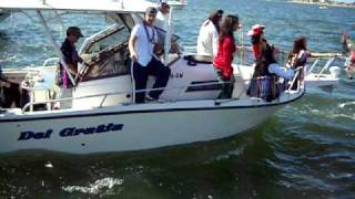 2011 Gasparilla pirate invasion boat flotilla parade Tampa Bay [upl. by Iahc62]