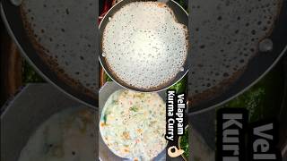 Vellappam Recipe  Palappam  Healthy Breakfast Recipe shortsvideo vellappamrecipe [upl. by Saihtam]