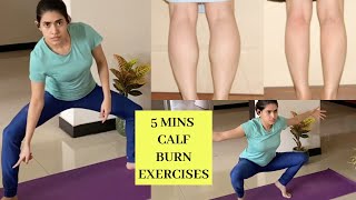 Quick calves workout Challenge  Slimmer calves amp stronger LEGS [upl. by Akiemehs]