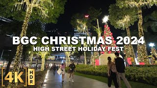 The CHRISTMAS SEASON in BGC is Here The Unveiling of Christmas Tree amp Fireworks Show  Philippines [upl. by Tippets]