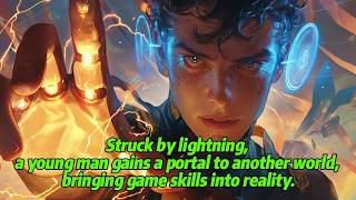 Struck by lightning a young man gains a portal to another world bringing game skills into reality [upl. by Matthews]