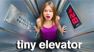 My Daughter TRAPPED IN TINY ELEVATOR Security Cameras [upl. by Fernas102]