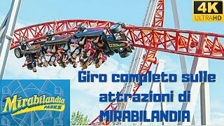 MIRABILANDIA 2022 Tour completo in prima persona sulle ATTRAZIONI più FAMOSE DEL PARCO [upl. by Lasorella]