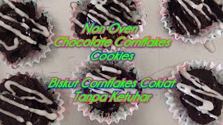 Yummy NonOven Chocolate CornflakesI Cornflakes Coklat Tanpa KetuharIsimple 3 Ingredients only [upl. by Sanez]