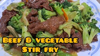 BEEF amp VEGETABLE STIR FRY  BEEF STIR FRY WITH VEGETABLES  Roslene Vlogs beef beefrecipe [upl. by Thadeus838]